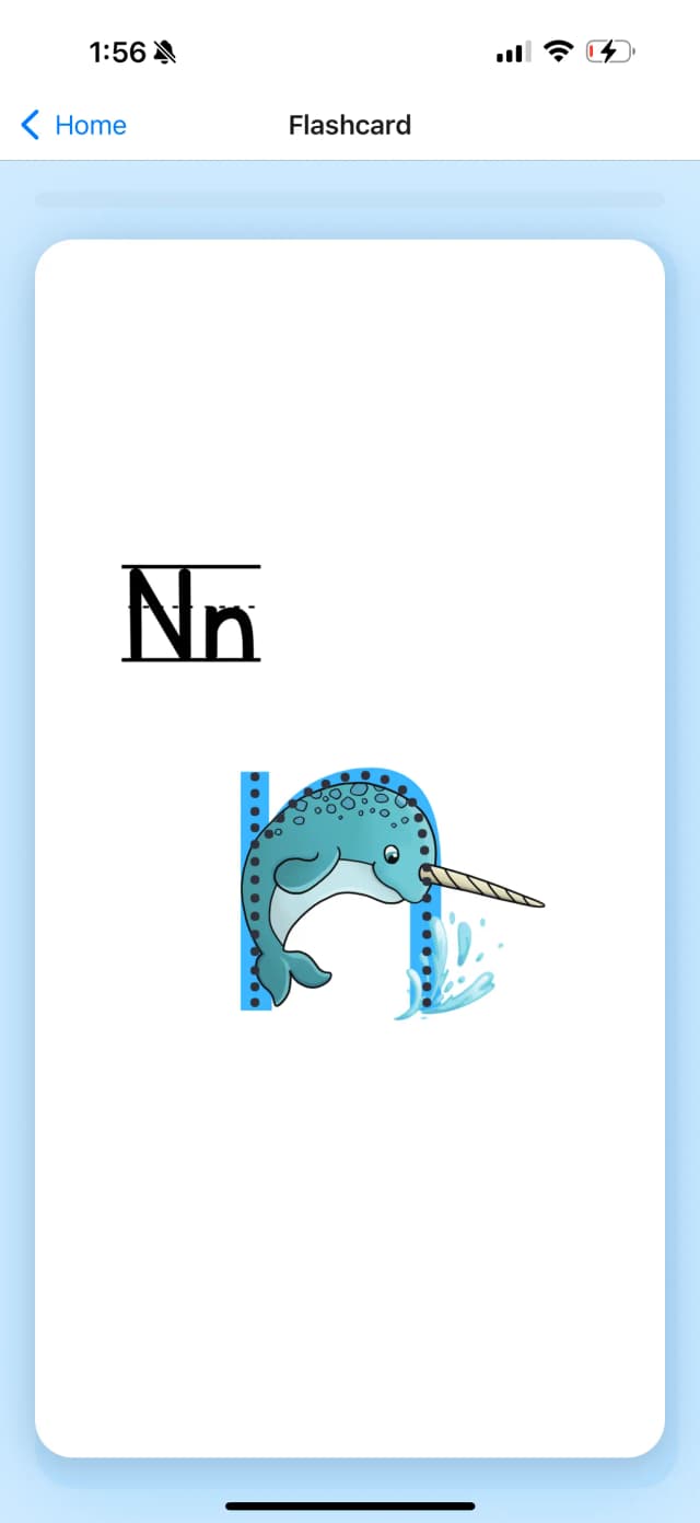 Letter N Front